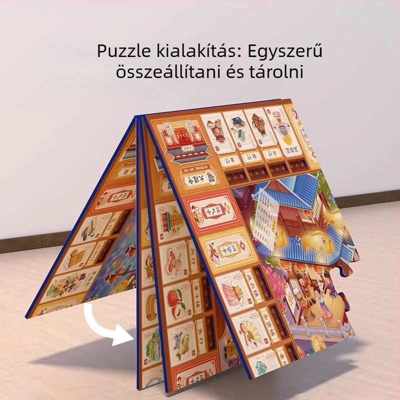 Pinwheel Monopoly: Tang-dinasztia Éjjeli Város – Gyerekeknek szóló interaktív kártyás társasjáték, Pw0495, papírból, 7–14 és 15–35 éveseknek