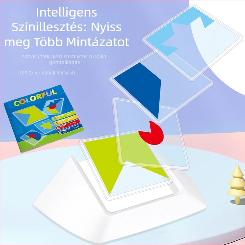 Xingtong Társasjáték-logikai puzzle a térbeli gondolkodáshoz | Műanyag, 4–14 éveseknek, 3C tanúsítvány 2023152202048908