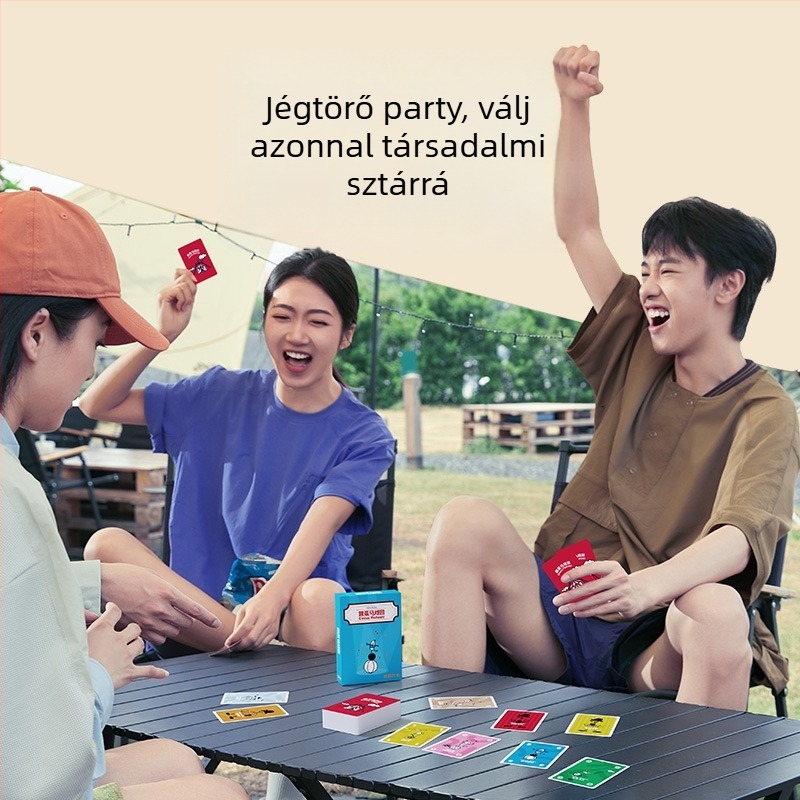 Flea Circus társasjáték kártyák — hordozható zseb változat, papíralapú, támogatja a szülő–gyermek interakciót; 4–14 éveseknek.