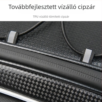 ANMEILU PU hátsó pannier táska kerékpárhoz, 8L, modell 7010, vízálló, béléssel