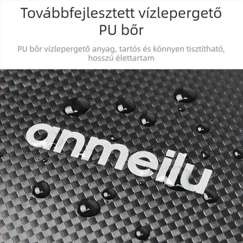 ANMEILU PU hátsó pannier táska kerékpárhoz, 8L, modell 7010, vízálló, béléssel