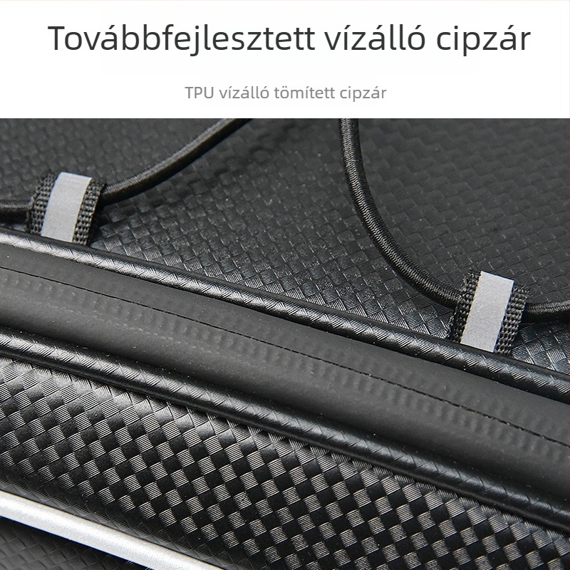 ANMEILU PU hátsó pannier táska kerékpárhoz, 8L, modell 7010, vízálló, béléssel