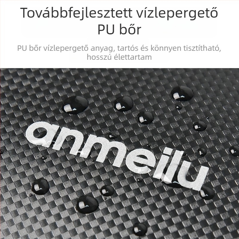 ANMEILU PU hátsó pannier táska kerékpárhoz, 8L, modell 7010, vízálló, béléssel