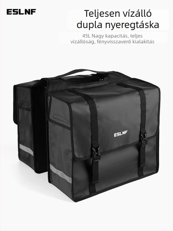 Dingtian kerékpár hátsó csomagtartó táska, 45L, vízálló, PVC, modell 037