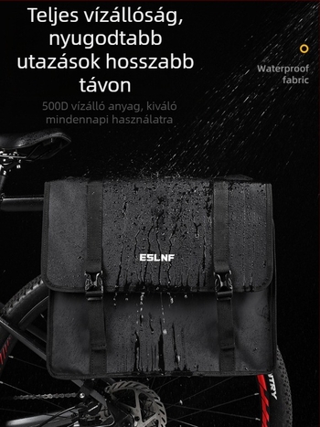 Dingtian kerékpár hátsó csomagtartó táska, 45L, vízálló, PVC, modell 037