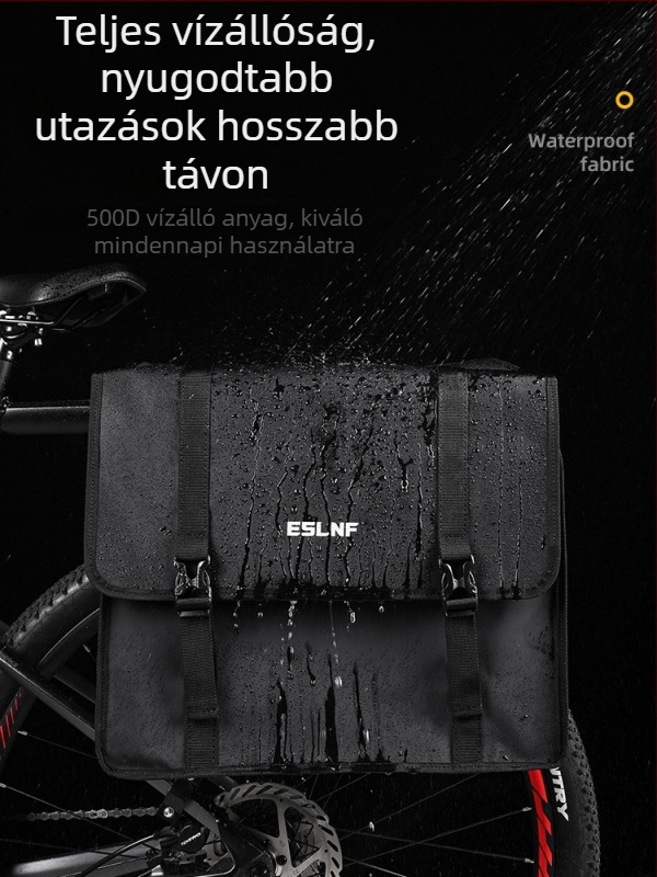 Dingtian kerékpár hátsó csomagtartó táska, 45L, vízálló, PVC, modell 037