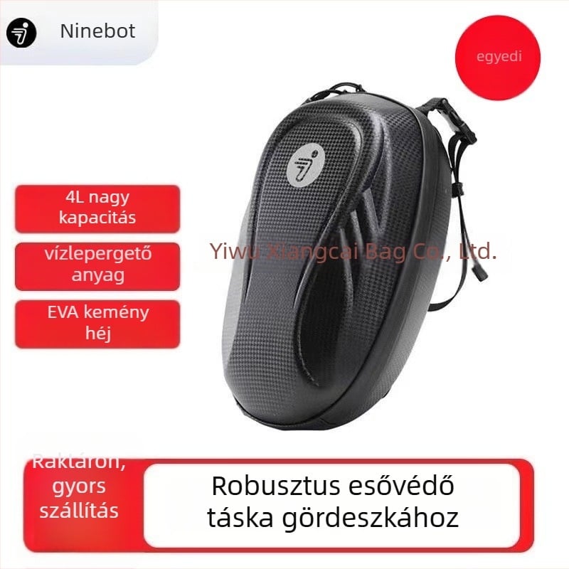 Ninebot No.9 elektromos robogóhoz EVA kemény tok, vízálló tároló táska, kétoldali cipzárral