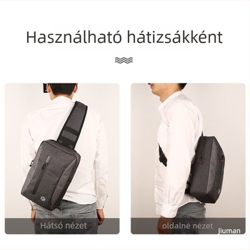 Kerékpár-kormánytáska elektromos rollerhez, cross-body válltáska, elülső táska, modell 566, kapacitás 4 L