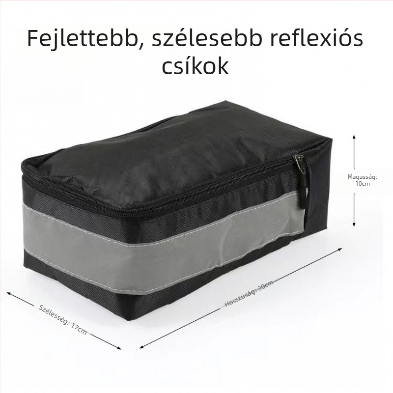 Kerékpár hátsó csomagtartó táska - vízálló, nagy kapacitású, fényvisszaverő, vezetésre tervezve (vízálló, nagy kapacitású, fényvisszaverő, hátsó csomagtartó)