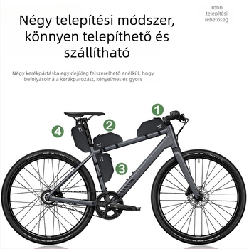 ENLEE kerékpár felsőcső táska, vízálló, 1.5L, TPU anyagból, MTB és országúti kerékpárokhoz