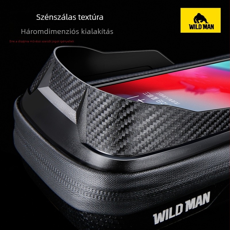 WILD MAN hegymászó kerékpár kormánytáska telefontartóval