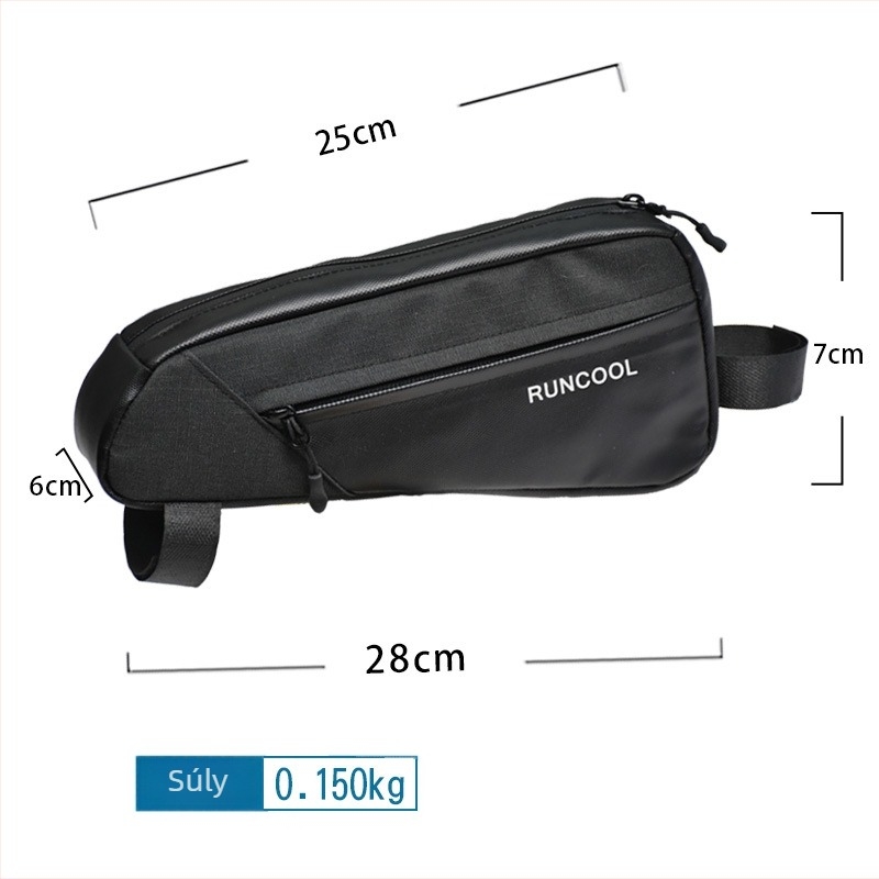 Kerékpár váz táska, vízálló, poliészter, Modell GBB24004, RUN COOL