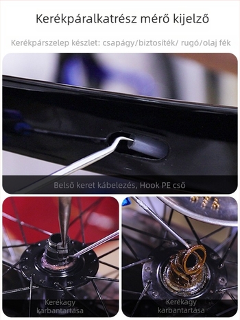 Lebycle speciális alakú kampó eszköz kerékpár első villája karbantartásához – olajtömítés, csapágy és tömítőgyűrű szétszerelése