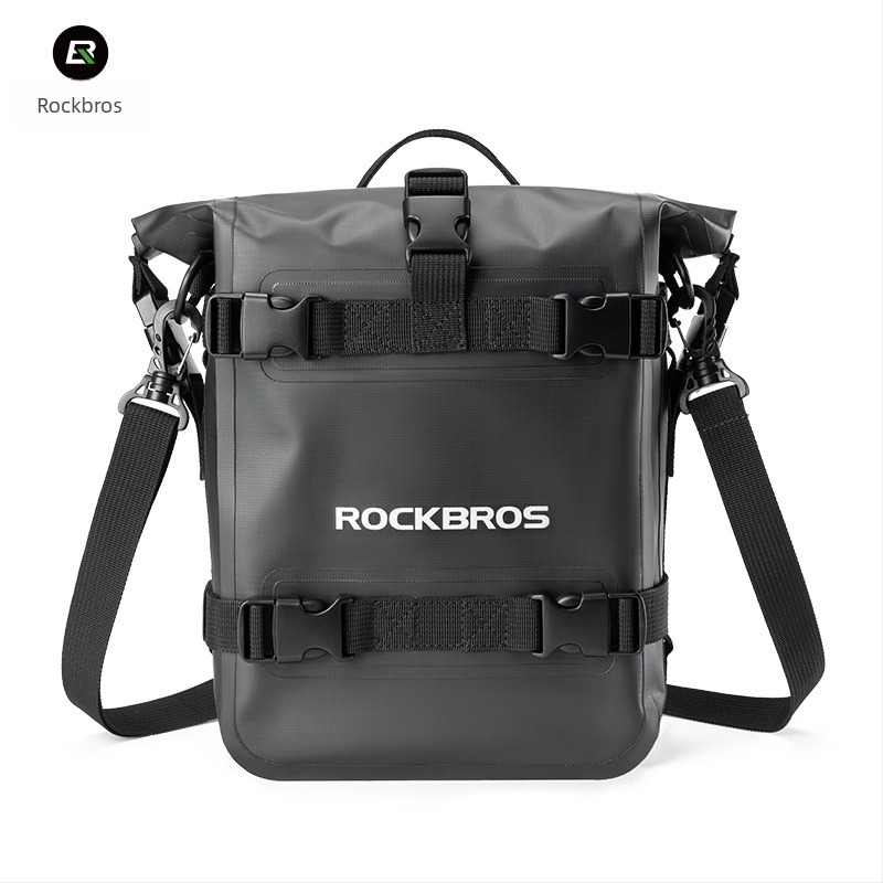 Motorkerékpár hátsó táska, vízálló és oldalsó kopásálló védőtáska, PVC+POM, 5 L, modell 30140103001 as-095-1