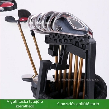 Efunist Golf Táska Tartó – Kemény Műanyag Klipsz a Vasrúdok Védelmére