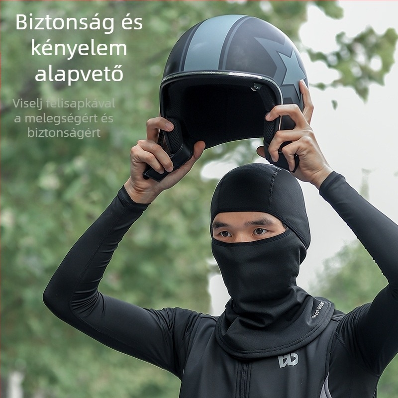 West Biking fűthető kerékpáros fejfedő fleece béléssel, poliészter/elasztán anyag, uniszex