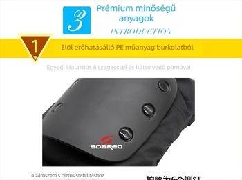 SOARED térd- és könyökvédő készlet – EVA, univerzális használat, 50 darab