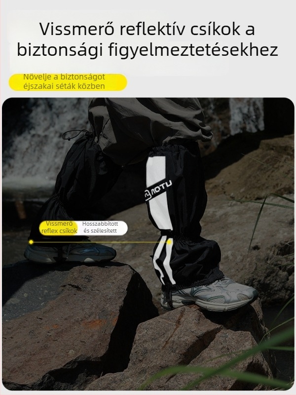 Vízálló Taslan lábvédők kültéri túrákhoz és hegymászáshoz — sivatagi homok elleni védelem, uniszex, testreszabható