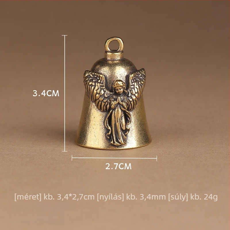 Kulcstartó medál — sárgaréz, GT192, Flower concubine, etnikus stílus