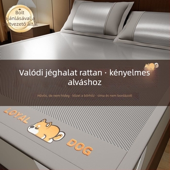 Három darabos ice silk matrac szett, hímzett kínai stílus, első osztályú minőség - Must Buy