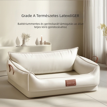 Minden évszakra alkalmas kutyaágy, vízálló és meleg PP cotton töltéssel