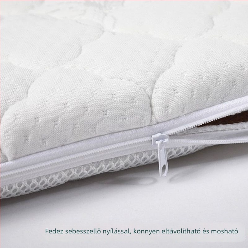 Baba matrac 3E kókuszrosttal, 100% pamut huzattal, 0,9 m ágyhoz, csecsemők és gyermekek számára