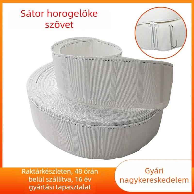 Függönykampó-öv négykaros kampókkal, poliészter–pamutt anyagból, testreszabható, Neutral márka, modern stílus