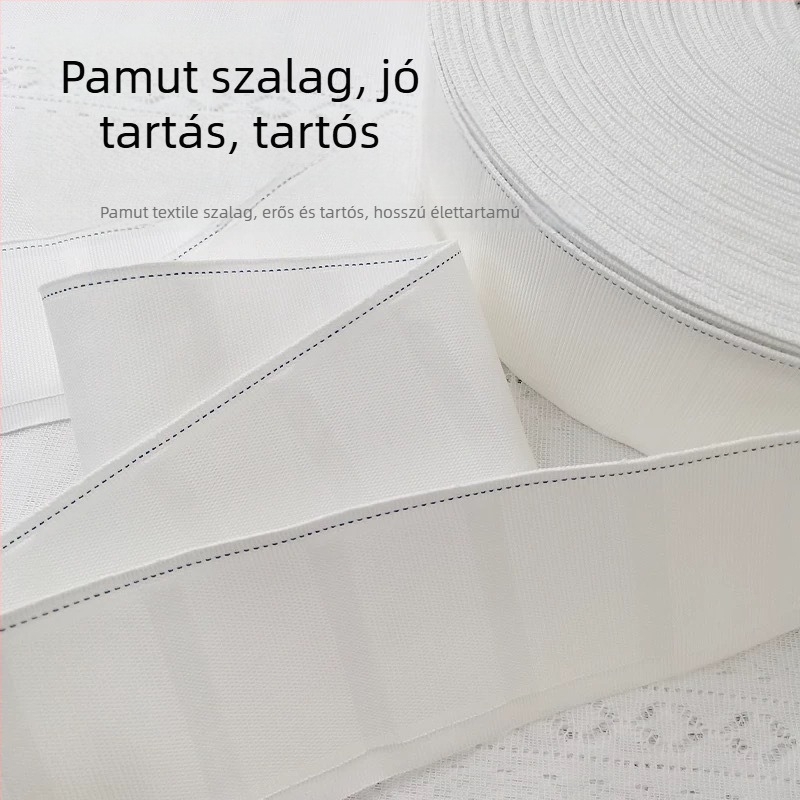 Függönykampó-öv négykaros kampókkal, poliészter–pamutt anyagból, testreszabható, Neutral márka, modern stílus