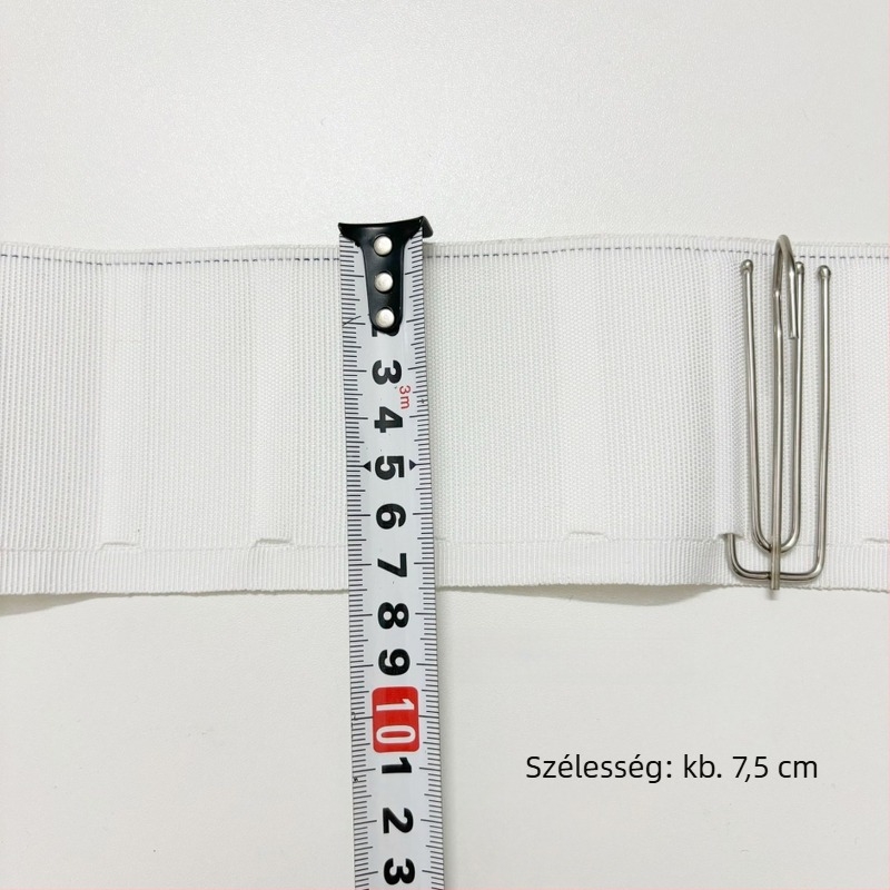 Függönykampó-öv négykaros kampókkal, poliészter–pamutt anyagból, testreszabható, Neutral márka, modern stílus