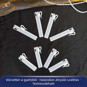 Állítható függöny-emelő rész – műanyag horog (PP+POM), minden típusú függönyhöz, modern-minimalista stílus, modell Lifting piece, márka Kebo Rui
