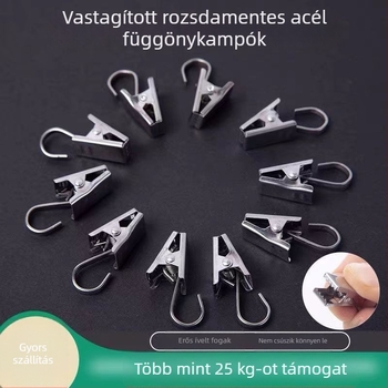 Függönyklipsz kampó – egyszerű, modern dizájn – anyag: textil – márka Unique