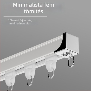 Függöny sín görgőkkel – csendes, oldalsó és felső szerelésű monorális rendszer, kettős nyomvonal; Márka: Dianyi; Anyag: chenille; Testreszabható: Igen; Stílus: Könnyű luxus