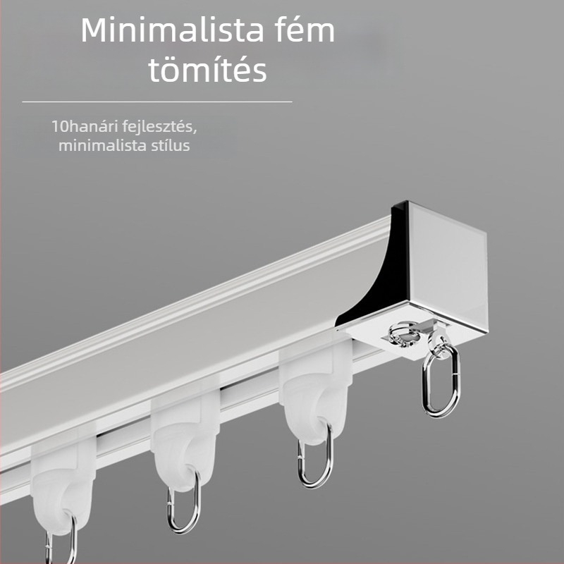 Függöny sín görgőkkel – csendes, oldalsó és felső szerelésű monorális rendszer, kettős nyomvonal; Márka: Dianyi; Anyag: chenille; Testreszabható: Igen; Stílus: Könnyű luxus