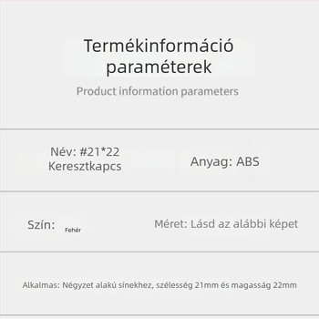 Keresztcsatlakozó függönycsíkokhoz — ABS anyag, függő függönyökhöz, Jinbin, modern minimalist stílus