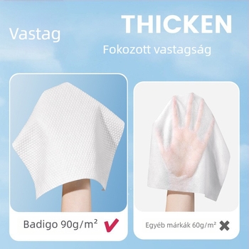 Kompresszált törölköző arcra és zuhanyozáshoz, viszkózrostból, több mint 50 g, Buddy High márka