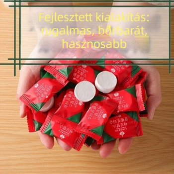 Egyszer használatos tömörített arctörölköző, nemszövött anyagból, megvastagított, utazásokhoz