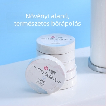 Egyszeri használatú összenyomható arctörölköző növényi rostból, több mint 50 g, Grace/Jielia márka, utazáshoz és szállodákhoz, hordozható négyszögletes törölköző