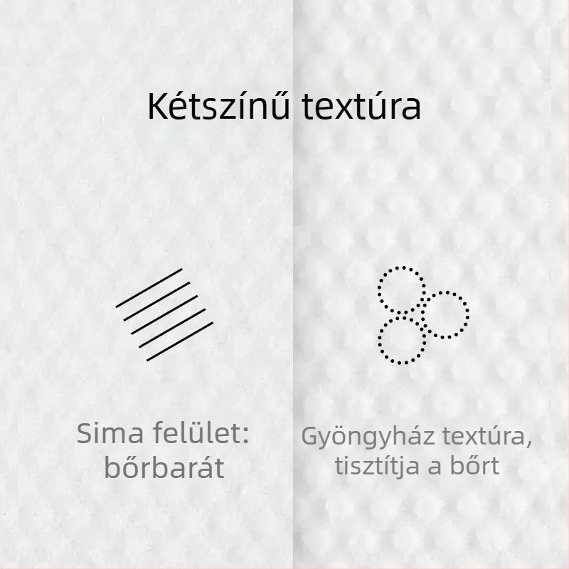Grace/Jie Liya tömörített arctörölköző, egyszer használatos, egyedi csomagolású, megvastagodott és megnagyobbított, regenerált cellulóz rostból, 50 g+