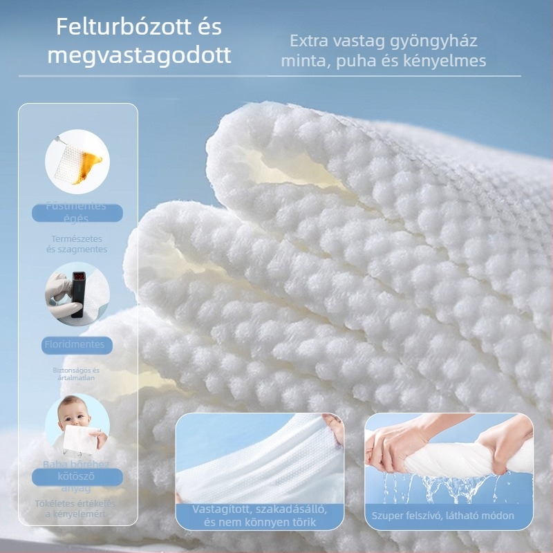 Kompreszált egyszer használatos fürdőlepedő – Bambusz rost, 50 g+, Márka Strange Cotton