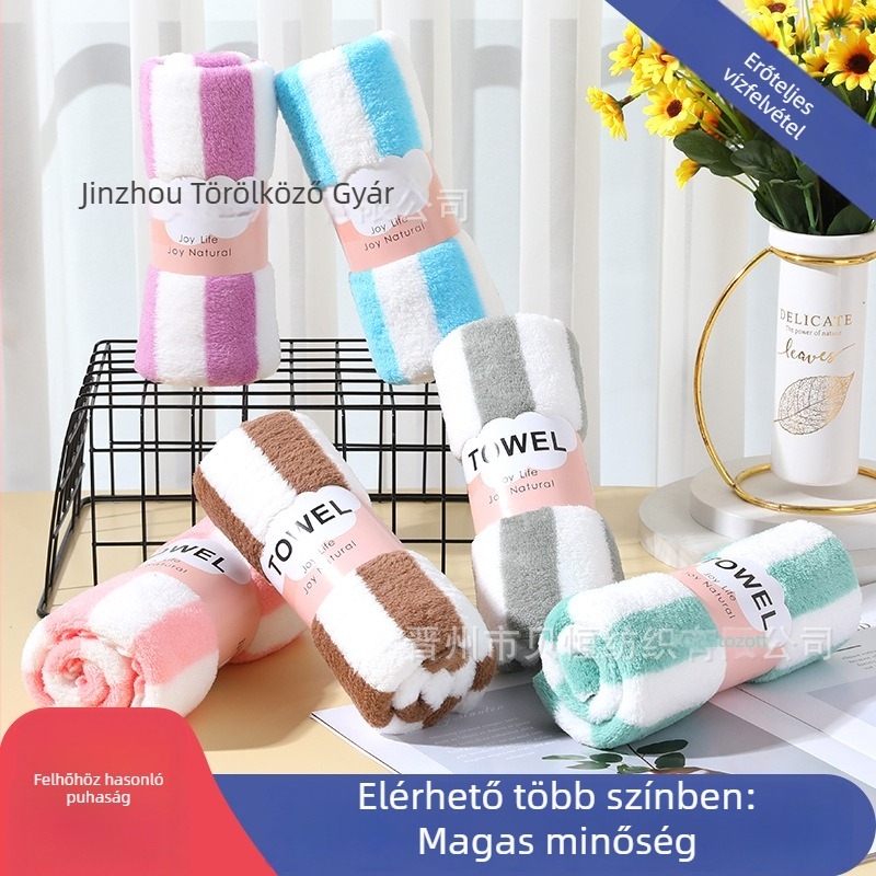 Arc törölköző korall plüssből, víz-hullám mintával, 60 g, sima szövés