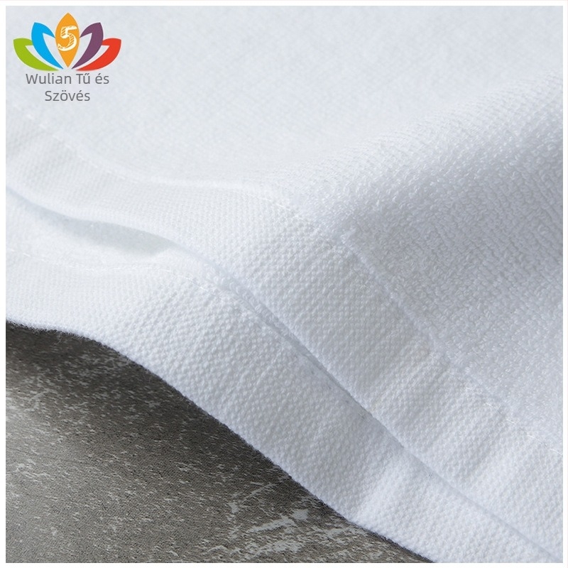 Szállodai törölköző – 100% pamut, 150 g, 32s egyrétegű fonal, szegélyezés, spirális szálak
