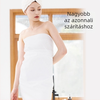 Egyszer használatos tömörített fürdőtörölköző, egyéni csomagolású utazáshoz, extra vastag arctörölköző; 100% regenerált cellulóz rost; növényi rost; gyors felszívódás 0–5 s.