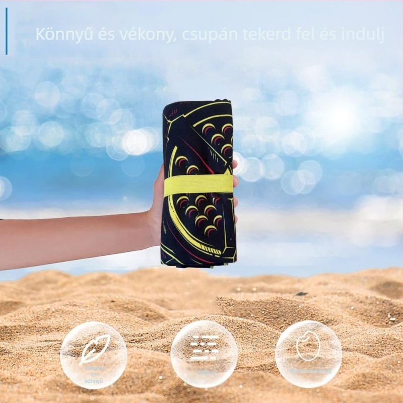 Mikroszálas fürdő- és strandtörölköző – 25 g súly, Logónyomás, Személyre szabott feldolgozás, Dropshipping támogatott