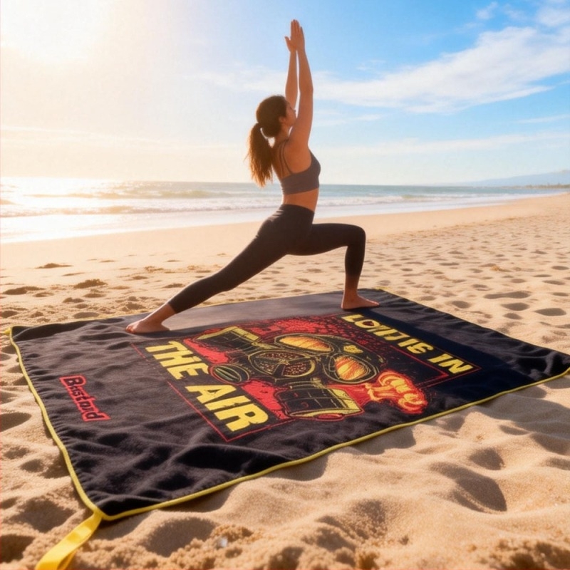 Mikroszálas fürdő- és strandtörölköző – 25 g súly, Logónyomás, Személyre szabott feldolgozás, Dropshipping támogatott