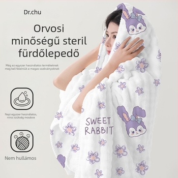 Egyszer használatos fürdőlepedő – nem szőtt anyag, egyedileg csomagolt, tömörített, megvastagodott, hordozható utazáshoz