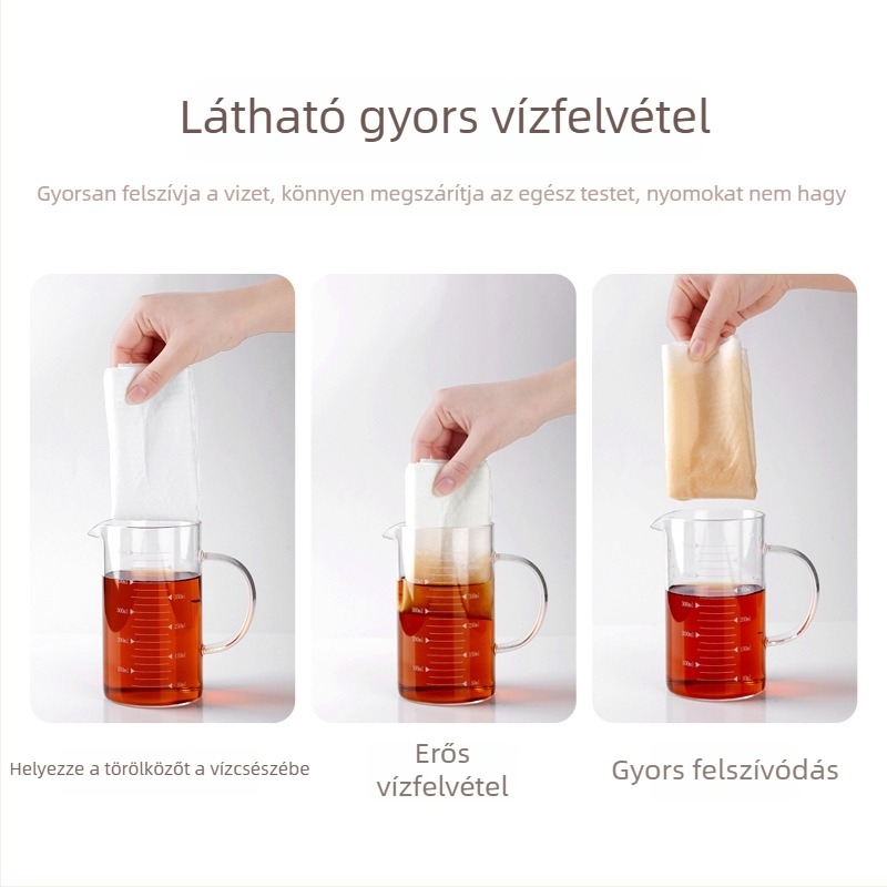 Egyszer használatos lábápoló kendő — vastag, nedvszívó, nem szőtt anyagból, tekercsben