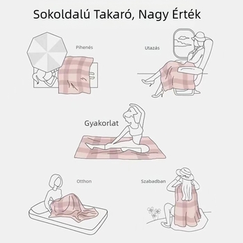 Nordic stílusú könnyű törölköző-szövetű pléd flanel-poliészterből, kevesebb mint 300 g, egész éves használatra