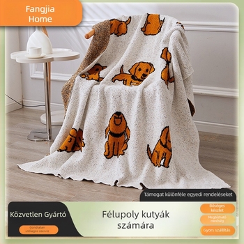 INS stílusú geometriai gobelin takaró Half Velvet anyagból, 800–999 g, testreszabható, minden évszakra alkalmas