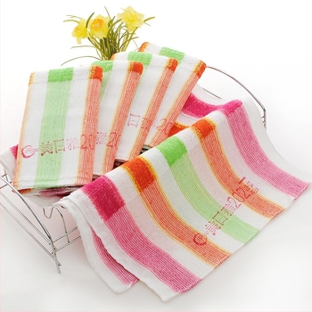 Meiyiya Pamut fonalakkal színezett hosszú törölköző mindennapi használatra, sík szövésű törölköző, 50–80 g, törölköző/arc-törölköző