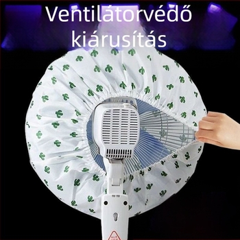 Porvédő huzat elektromos ventilátorhoz (padlóra és falra szerelhető) – PVC, por- és nedvességálló